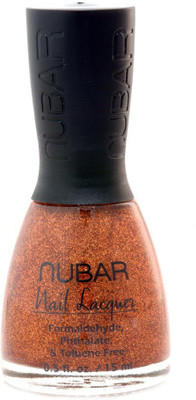 Nubar Nail Polish 15 ml Orange Glitter - 110 Nubar Nail Polish 15 ml Orange Glitter - 110