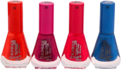 53% OFF on Bonjour Paris Exceptional Nail Polish Set Of 4 20 ml Marmalade, Plum Desire, French Red, Moody Blue 53% OFF on Bonjour Paris Exceptional Nail Polish Set Of 4 20 ml Marmalade, Plum Desire, French Red, Moody Blue