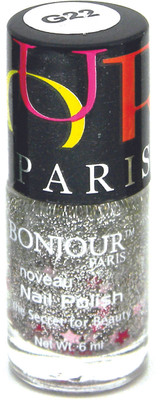 11% OFF on Bonjour Paris Glitter Nail Polish 6 ml Silver-Blue Stars Glitters 11% OFF on Bonjour Paris Glitter Nail Polish 6 ml Silver-Blue Stars Glitters