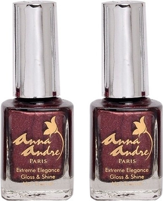 9% OFF on Anna Andre Paris Set of 2 Nail Polishes 9 ml 80045 Burnt Copper
