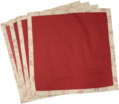 66% OFF on MilanoHome Maroon Set of 4 Napkins 66% OFF on MilanoHome Maroon Set of 4 Napkins