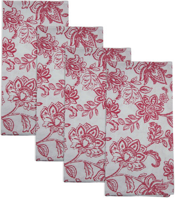 Smart Home Textile Red, White Set Of 4 Napkins - NAPE6ZDYKDGUHF3C