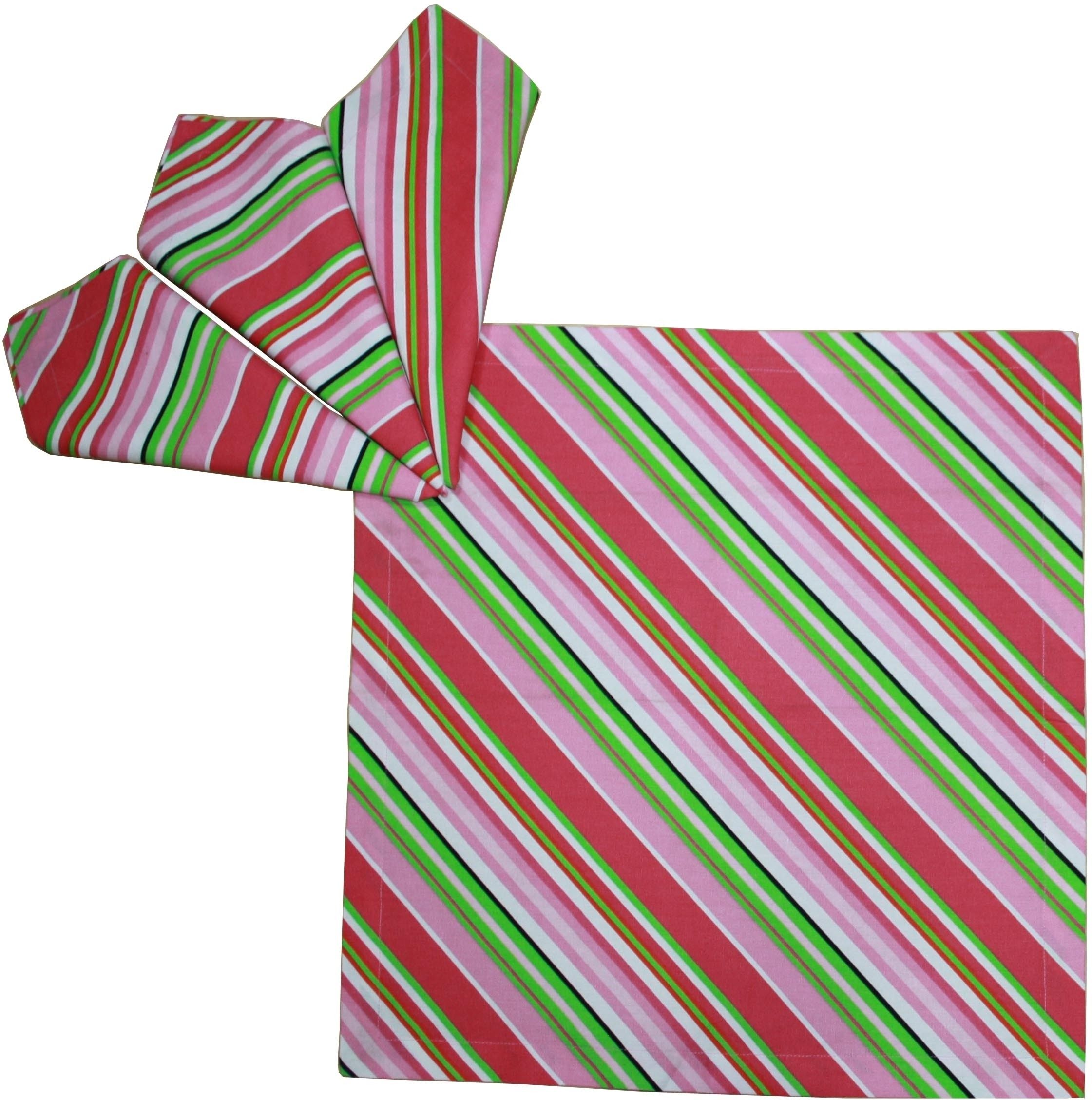 29% OFF on Morning Blossom Multicolor Set of 4 Napkins