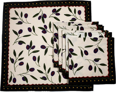 35% OFF on Ocean Collection Beige||Black Set of 6 Napkins 35% OFF on Ocean Collection Beige||Black Set of 6 Napkins