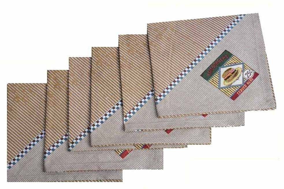 37% OFF on Amita Home Furnishing Brown Set of 6 Napkins 37% OFF on Amita Home Furnishing Brown Set of 6 Napkins