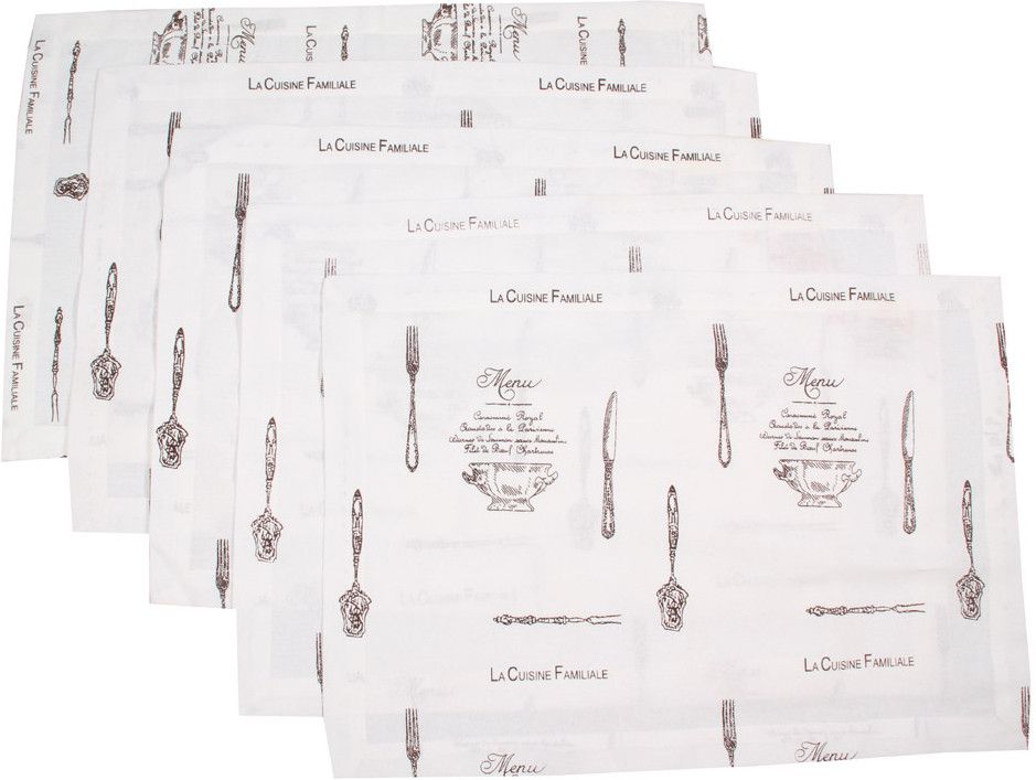 20% OFF on Glitz Home White Set of 5 Napkins