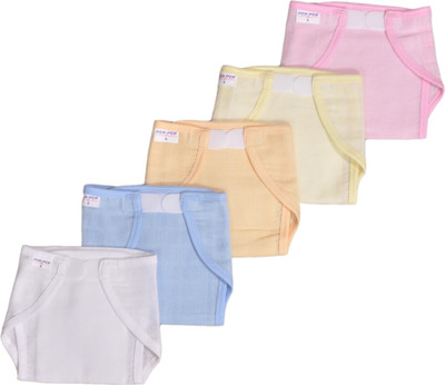 14% OFF on Pompom Sweethearts Velcro U Shape Nappy Set Of 5 14% OFF on Pompom Sweethearts Velcro U Shape Nappy Set Of 5