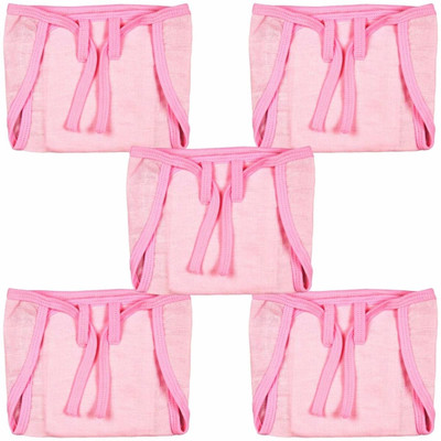Ollington St. Collection Muslin Tying Nappies - Pink Large Ollington St. Collection Muslin Tying Nappies - Pink Large