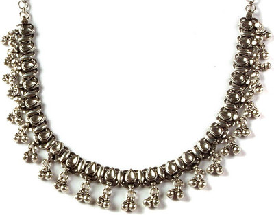 Exotic India From Ratangarh Sterling Silver Necklace