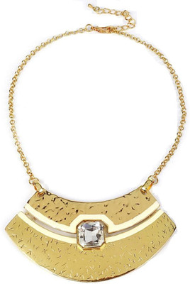 44% OFF on Madclozet Metal, Enamel, Stone Necklace