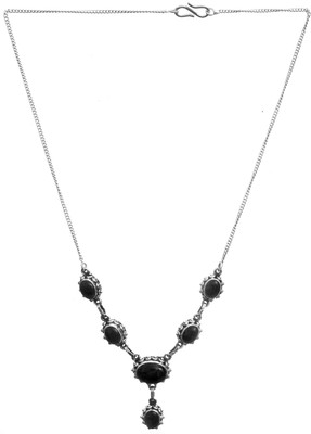 Exotic India Stylish Amethyst Sterling Silver Necklace Exotic India Stylish Amethyst Sterling Silver Necklace