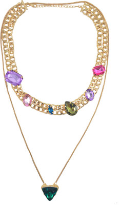 72% OFF on Diovanni Metal, Alloy, Enamel Necklace Set 72% OFF on Diovanni Metal, Alloy, Enamel Necklace Set