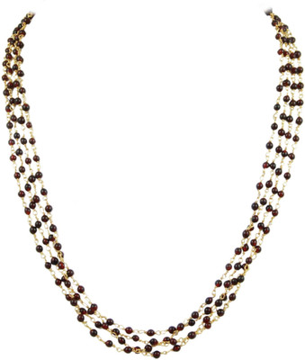 50% OFF on The Art Jewellery Four Line Chain in Maroon Color beads Alloy Necklace 50% OFF on The Art Jewellery Four Line Chain in Maroon Color beads Alloy Necklace