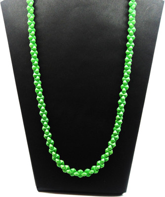 61% OFF on Bling N Beads Melachite Color Interlocked Glass Necklace