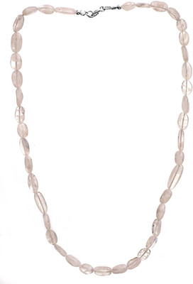 Exotic India Quartz Sterling Silver Chain