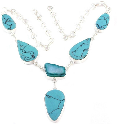 4% OFF on 925 Silver Silver Plated Alloy Necklace