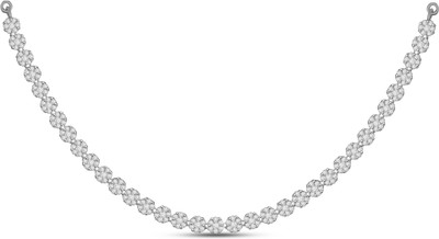 50% OFF on Ciemme 6.12 Ct Glorious Fancy Cluster Cubic Zirconia Sterling Silver Necklace