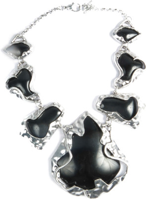 Harp Charm Silver Metal Necklace Harp Charm Silver Metal Necklace