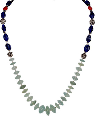 51% OFF on Sparkling Drop Aquamarine Stone Necklace