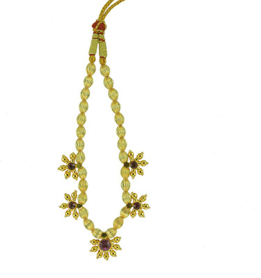 60% OFF on Womens Trendz Kolhapuri Saaj Thushi Crystal Yellow Gold Plated Alloy Necklace 60% OFF on Womens Trendz Kolhapuri Saaj Thushi Crystal Yellow Gold Plated Alloy Necklace