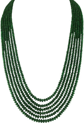 6% OFF on Jpearls Gemstone Emrald Stone Ruby Alloy Necklace 6% OFF on Jpearls Gemstone Emrald Stone Ruby Alloy Necklace