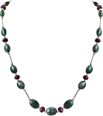 46% OFF on Surat Diamond Emerald, Ruby Metal Necklace 46% OFF on Surat Diamond Emerald, Ruby Metal Necklace