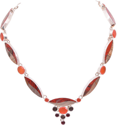 22% OFF on Rubera Chalcedony Silver Necklace