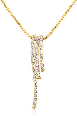 55% OFF on Oviya Mesmerizing Waves Crystal 24K Yellow Gold Plated Alloy, Brass Necklace 55% OFF on Oviya Mesmerizing Waves Crystal 24K Yellow Gold Plated Alloy, Brass Necklace