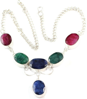 4% OFF on 925 Silver Silver Plated Alloy Necklace