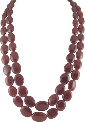 26% OFF on Jpearls Natural Ruby Ruby Alloy Necklace 26% OFF on Jpearls Natural Ruby Ruby Alloy Necklace