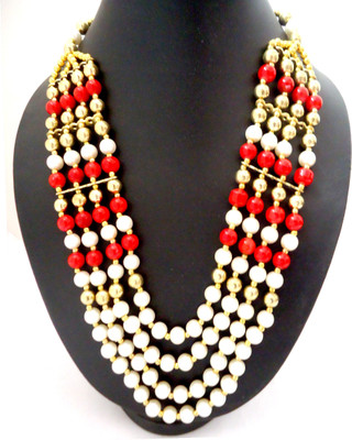 18% OFF on Modish Look Brass Plated Resin Necklace 18% OFF on Modish Look Brass Plated Resin Necklace