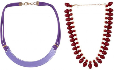 70% OFF on SP Jewellery Alloy Necklace Set