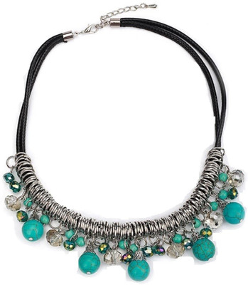 60% OFF on Madclozet Metal, Acrylic, Stone Necklace