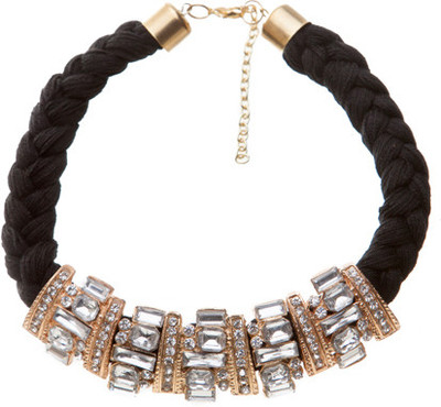 20% OFF on Blueberry Metal, Fabric Necklace