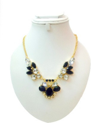 91% OFF on Fash Blush Gold & Black Gemstone Forever New Alloy Necklace 91% OFF on Fash Blush Gold & Black Gemstone Forever New Alloy Necklace