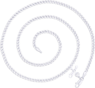 Peora Curb Sterling Silver Chain Peora Curb Sterling Silver Chain