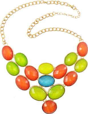 72% OFF on Diovanni Zinc, Alloy, Stone Necklace