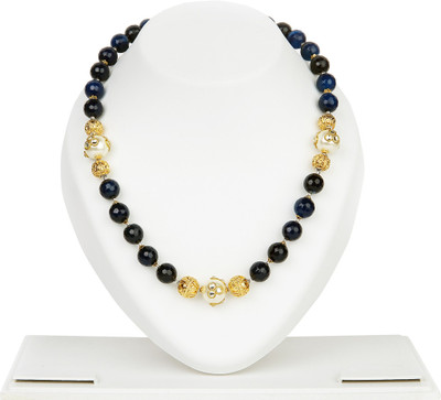 Silver Queen Jewellery Pearl Brass Necklace Silver Queen Jewellery Pearl Brass Necklace