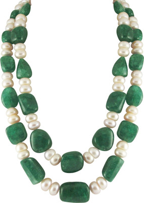 8% OFF on Jpearls Exclusive Emerald Combination Coral, Pearl Alloy Necklace 8% OFF on Jpearls Exclusive Emerald Combination Coral, Pearl Alloy Necklace