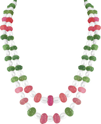 Jpearls Classic Colorful Pearl Alloy Necklace Jpearls Classic Colorful Pearl Alloy Necklace