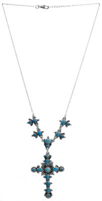 Exotic India Turquoise Sterling Silver Necklace Exotic India Turquoise Sterling Silver Necklace