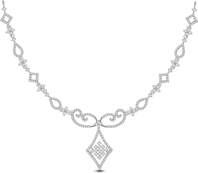50% OFF on Ciemme 4.24 Ct Glorious Cubic Zirconia Sterling Silver Necklace