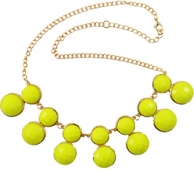 58% OFF on Diovanni Zinc, Alloy, Stone Necklace