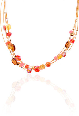40% OFF on Trendy Baubles Metal, Acrylic Necklace