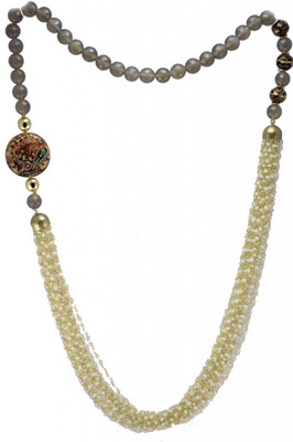 57% OFF on Swarna Collections Long Multi-Layered Onyx Stone Necklace 57% OFF on Swarna Collections Long Multi-Layered Onyx Stone Necklace