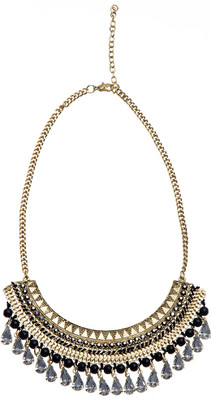 Blueberry Metal, Glass Necklace Blueberry Metal, Glass Necklace