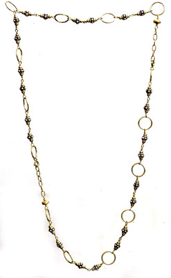 Exotic India Gold Plated Sterling Silver Necklace