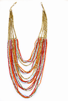 Lamaya Brass, Metal Necklace