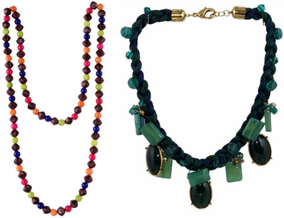 70% OFF on SP Jewellery Alloy Necklace Set