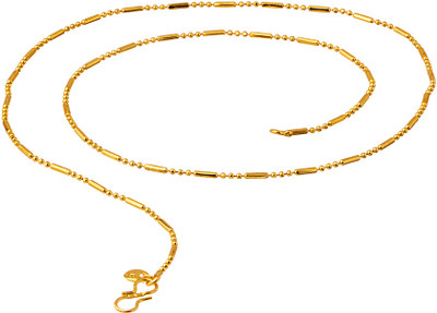 41% OFF on Voylla Smooth Finish 18K Yellow Gold Plated Alloy Chain 41% OFF on Voylla Smooth Finish 18K Yellow Gold Plated Alloy Chain